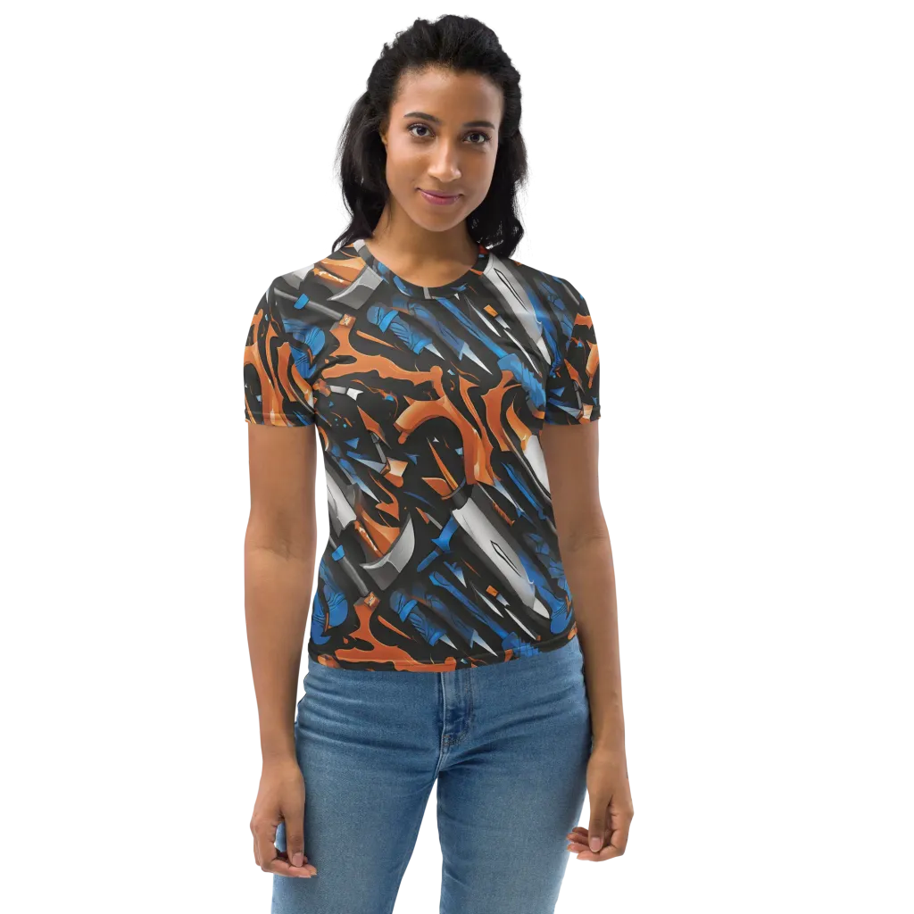 Forge Current on Women's Crew Neck T-Shirt — Front