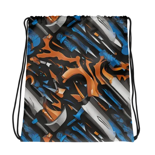 Forge Current on a Drawstring Bag