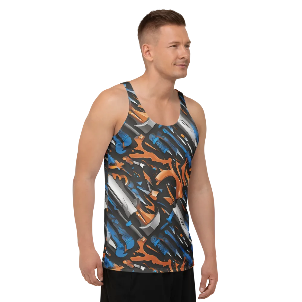 Forge Current on Men's Tank Top — Right Front