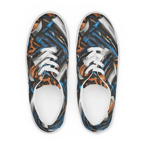 Forge Current on a Men's Lace-Up Canvas Shoes