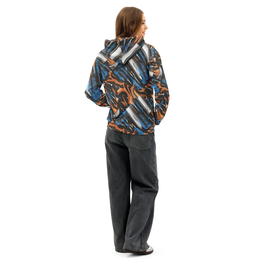 Forge Current on Cotton Hoodie — Back