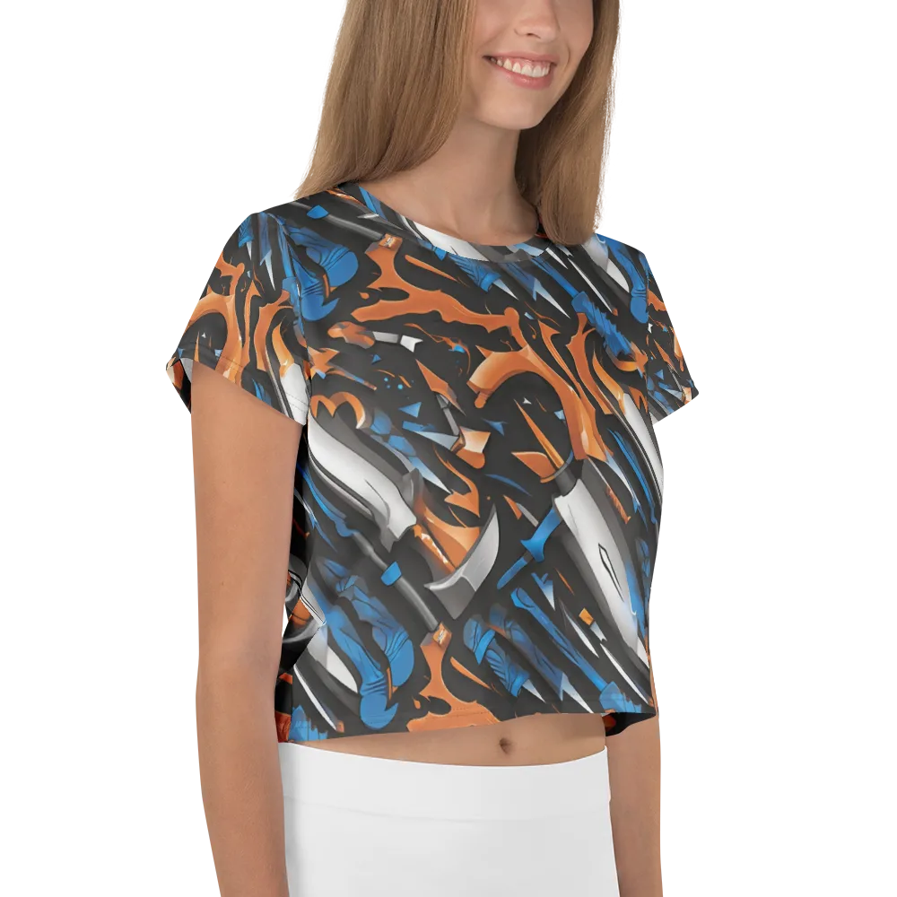 Forge Current on Crop Tee — Right
