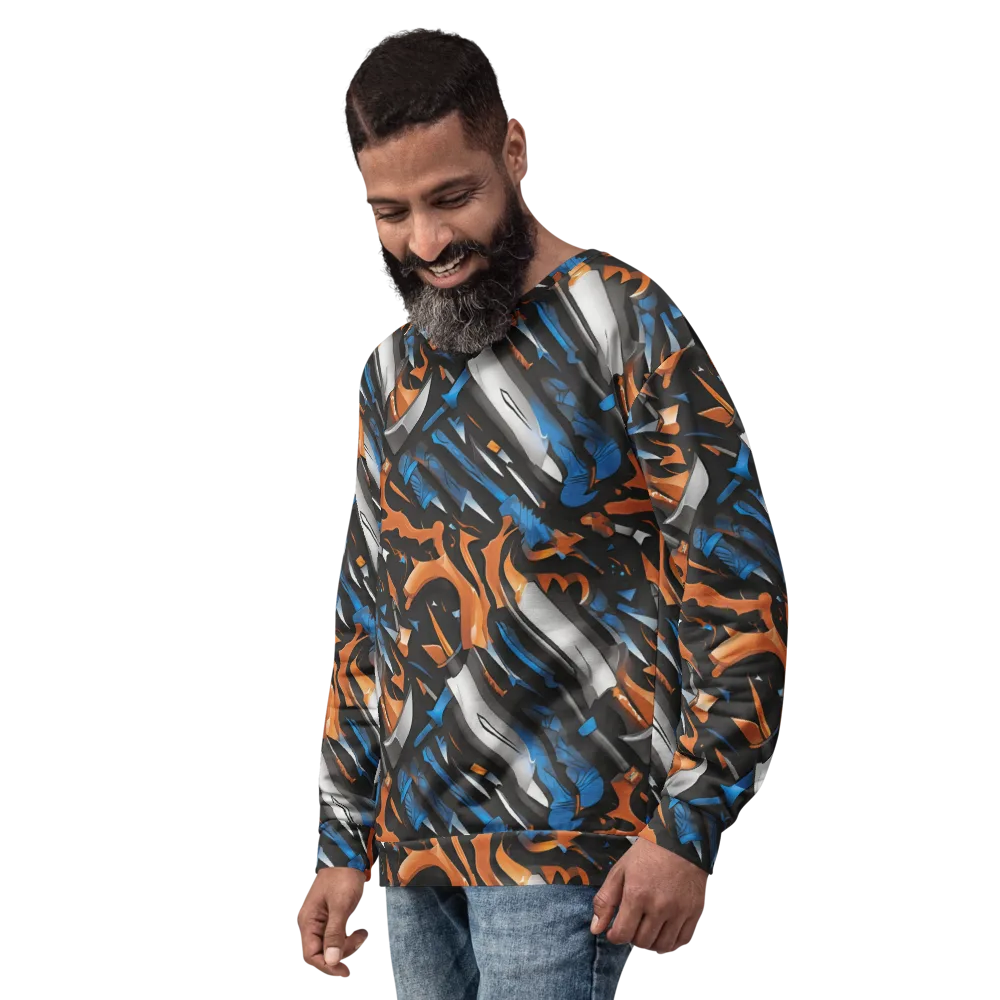 Forge Current on Sweatshirt — Left Front