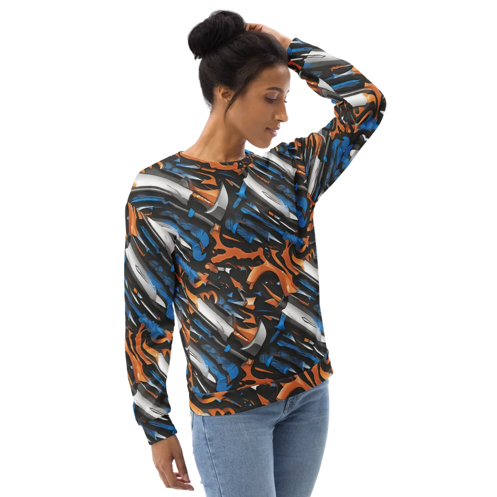Forge Current on Sweatshirt — Right Front