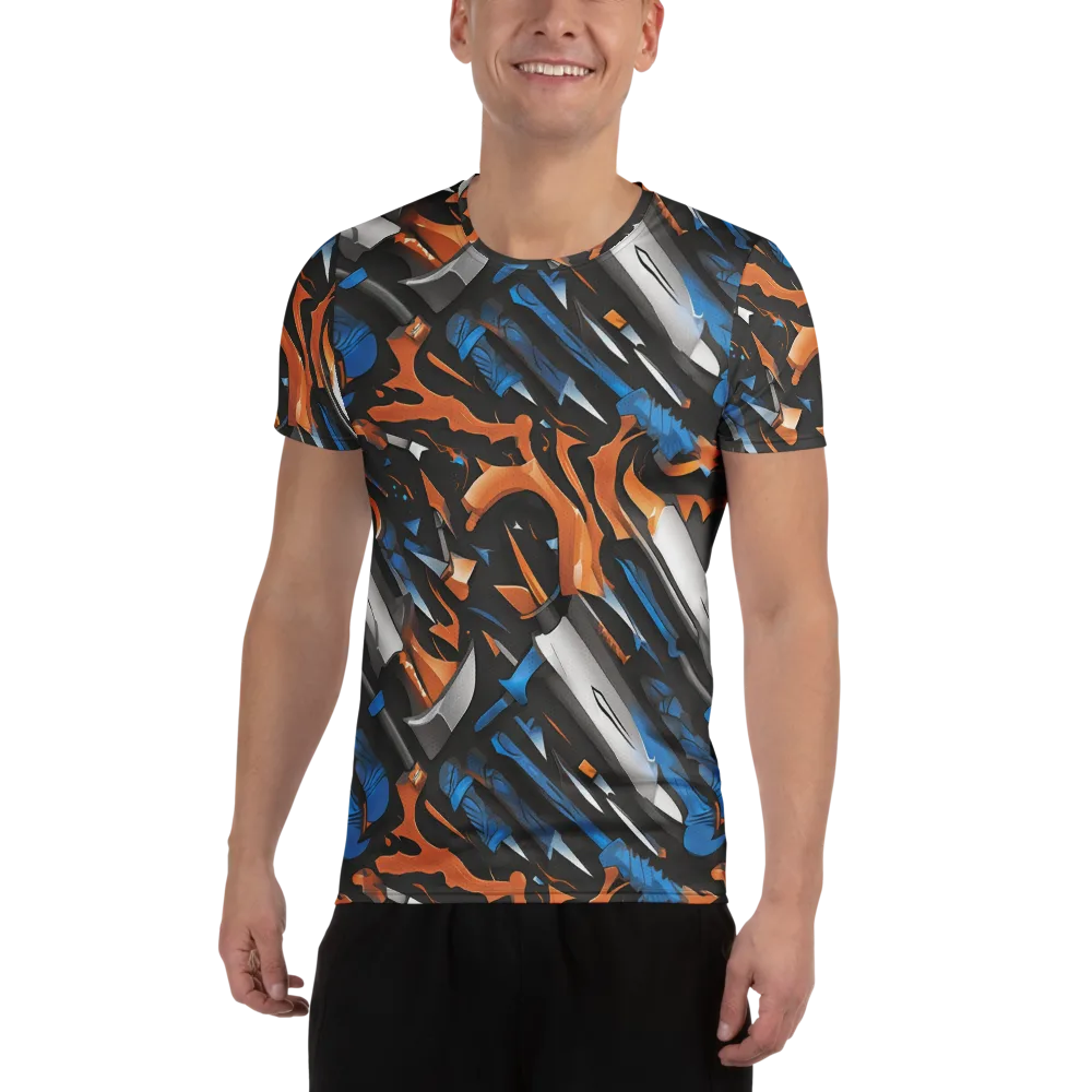 Forge Current on Men's Athletic T-Shirt — Front