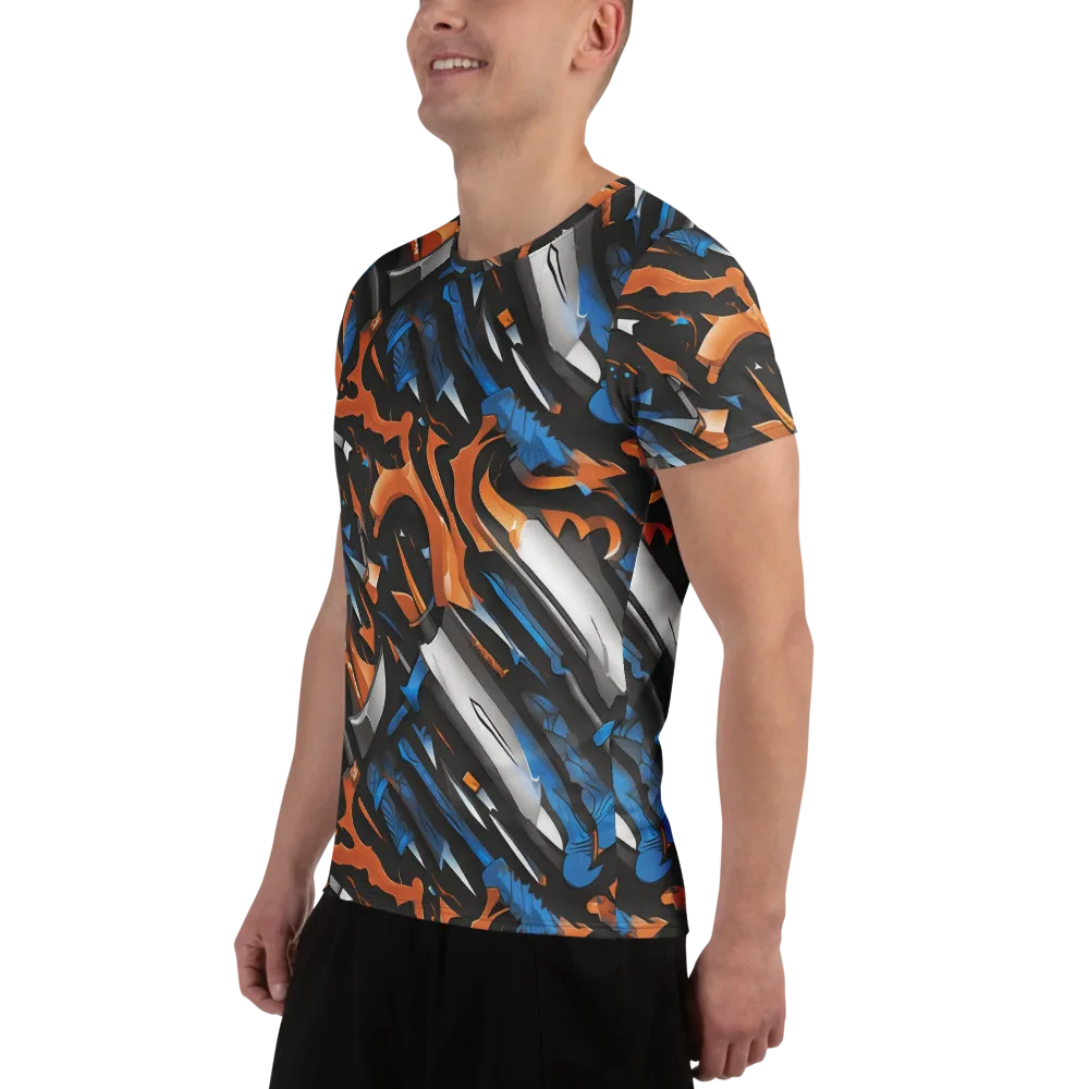 Forge Current on Men's Athletic T-Shirt — Left