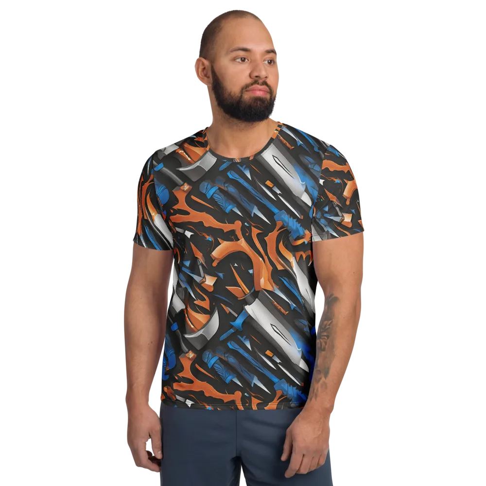 Forge Current on Men's Athletic T-Shirt — Front