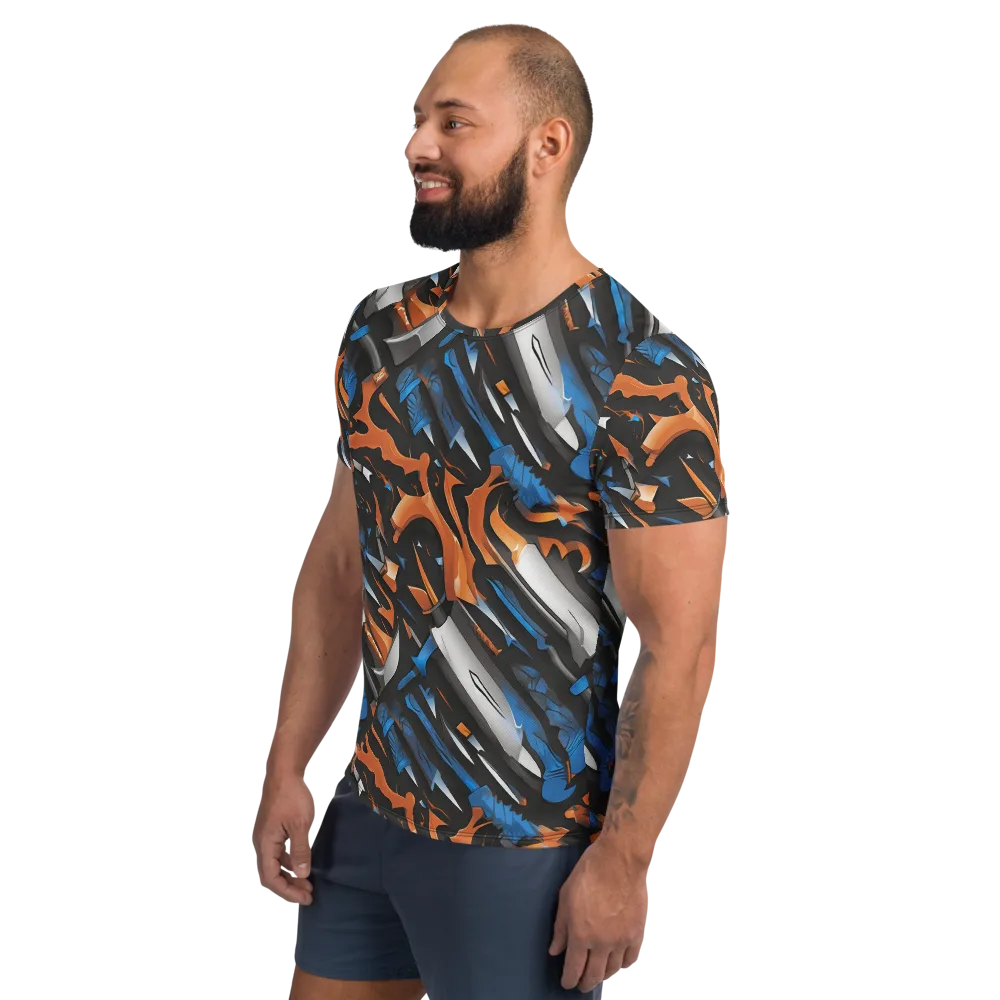 Forge Current on Men's Athletic T-Shirt — Left