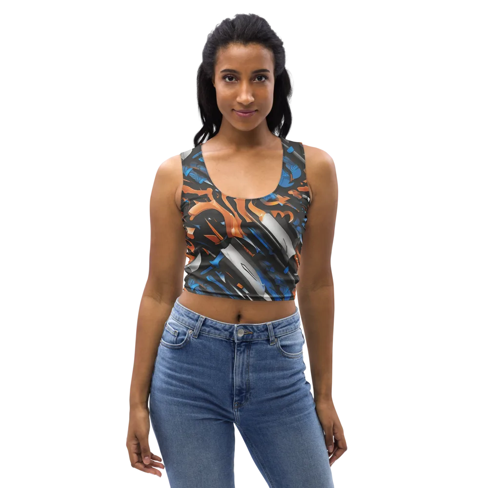 Forge Current on Crop Top — Front