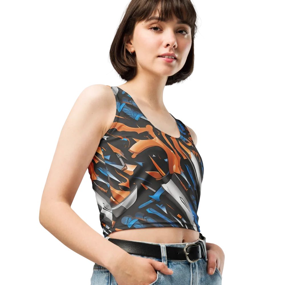 Forge Current on Crop Top — Right Front
