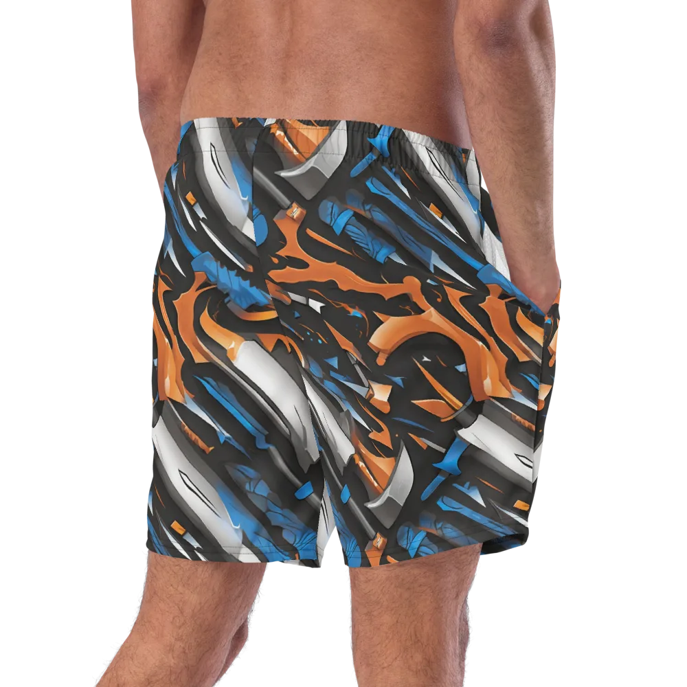Forge Current on Swim Trunks — Right Back