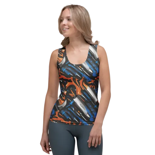 Forge Current on a Women's Tank Top