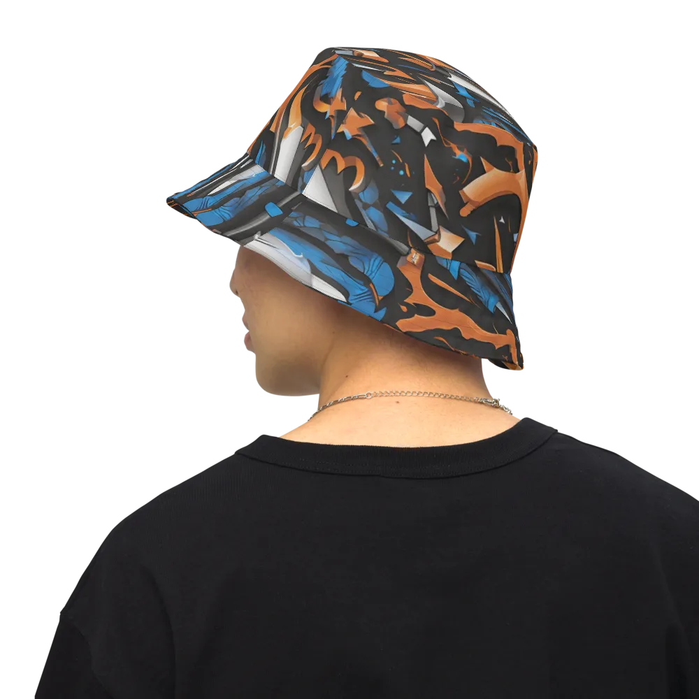 Forge Current on Reversible Bucket Hat — Back Inside