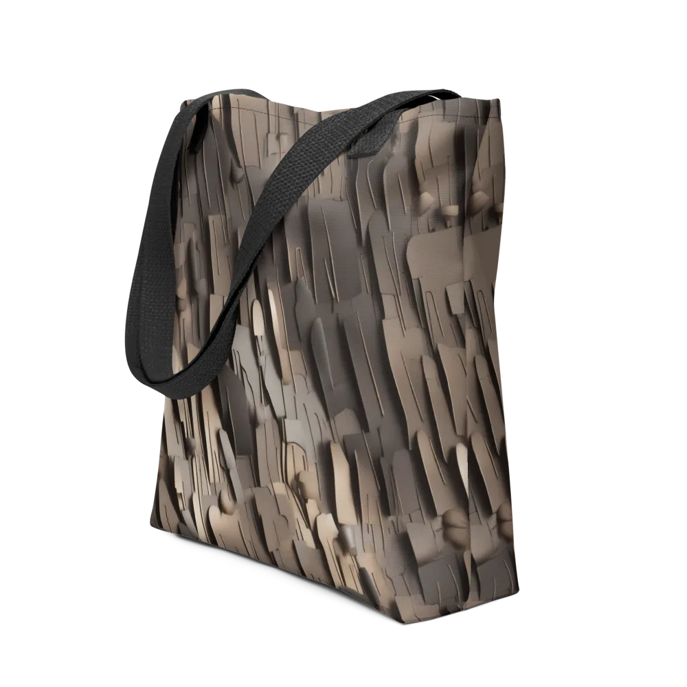 Taupe Circuitry on Tote Bag — Front