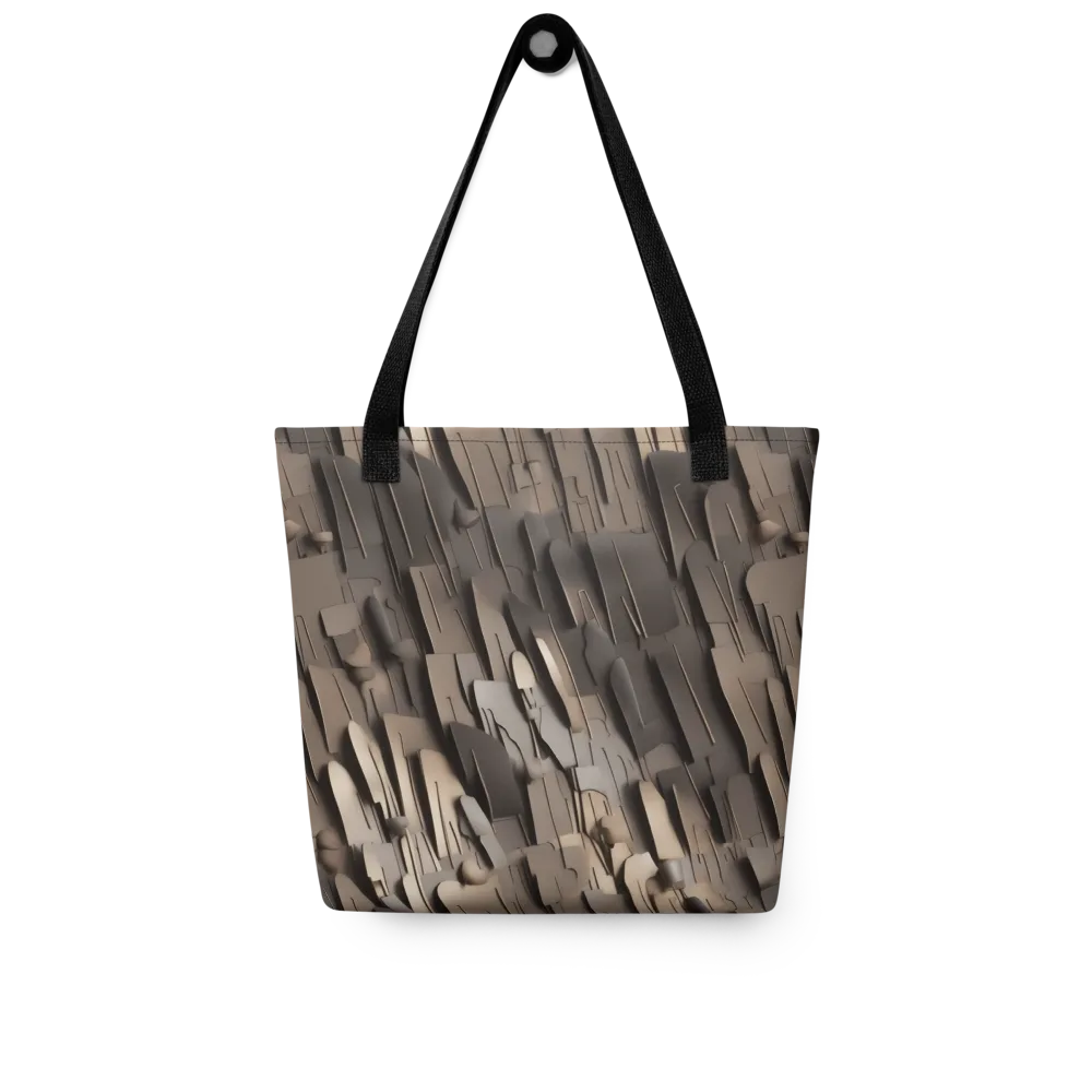 Taupe Circuitry on Tote Bag — Front
