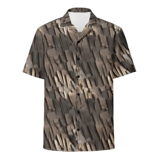Taupe Circuitry on a Button Shirt