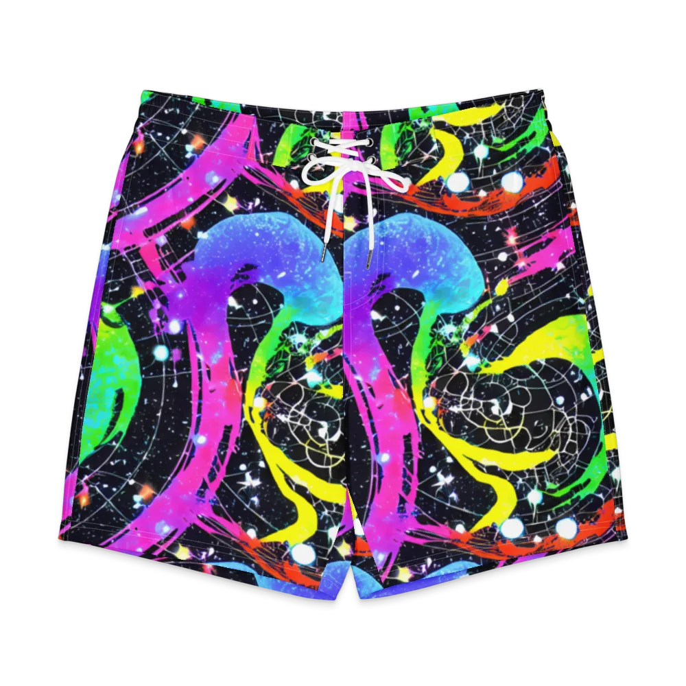 Galactic Riot on Men's Board Shorts — Front