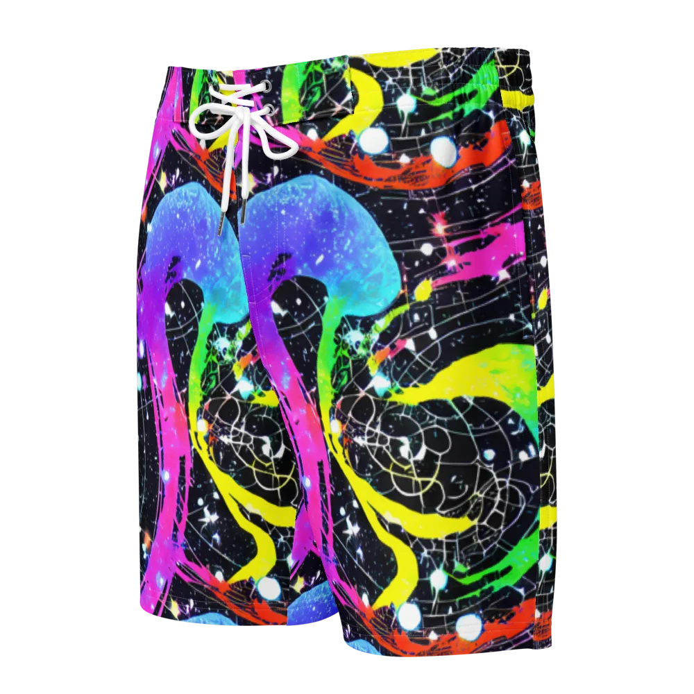 Galactic Riot on Men's Board Shorts — Front