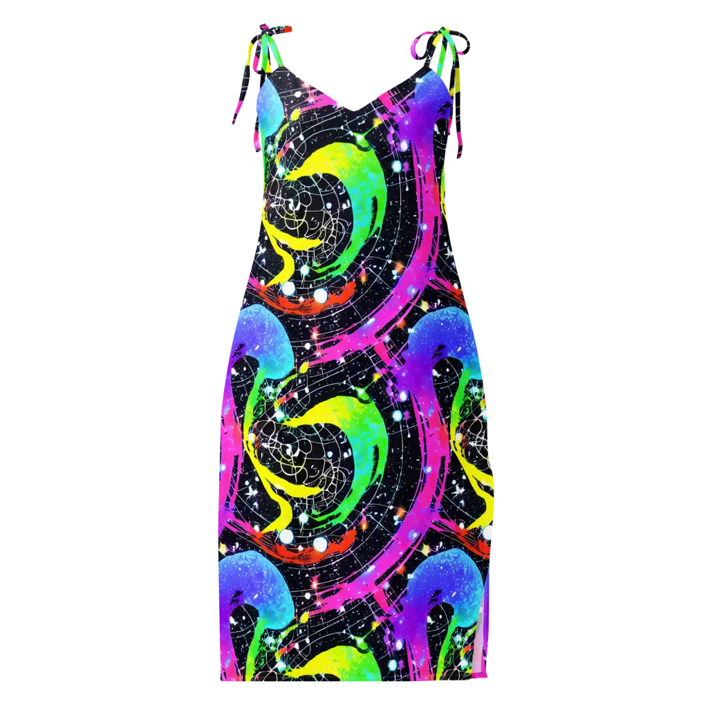 Galactic Riot on Slip Dress — Front