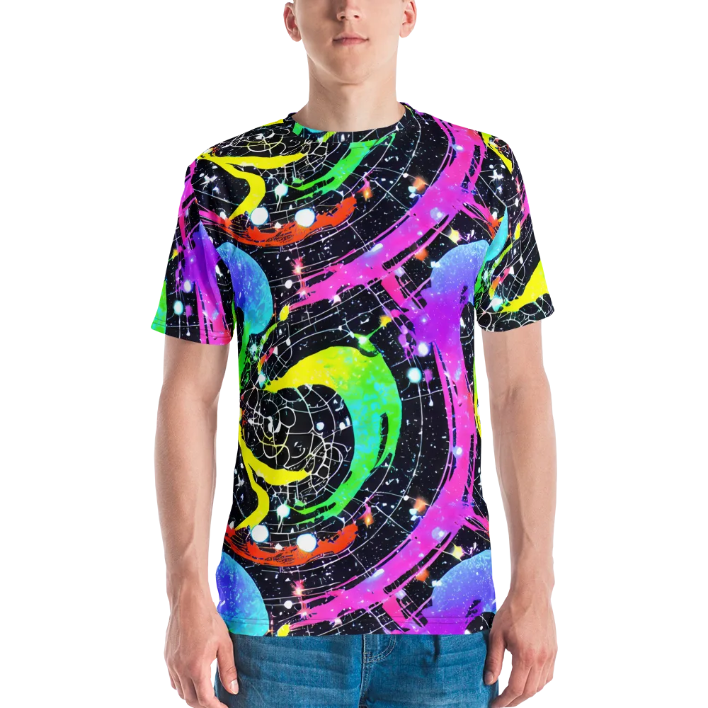 Galactic Riot on Men's Crew Neck T-Shirt — Front