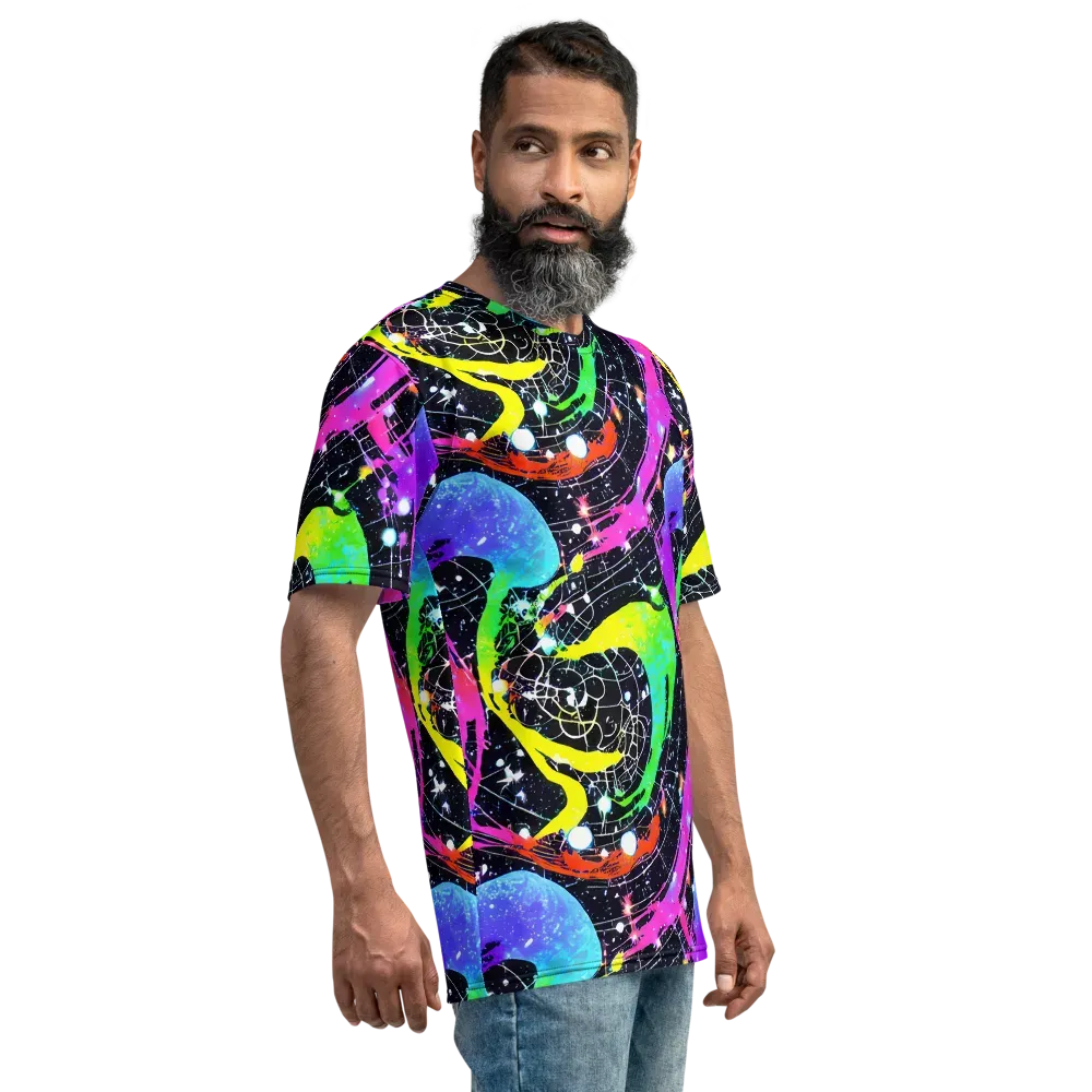 Galactic Riot on Men's Crew Neck T-Shirt — Right