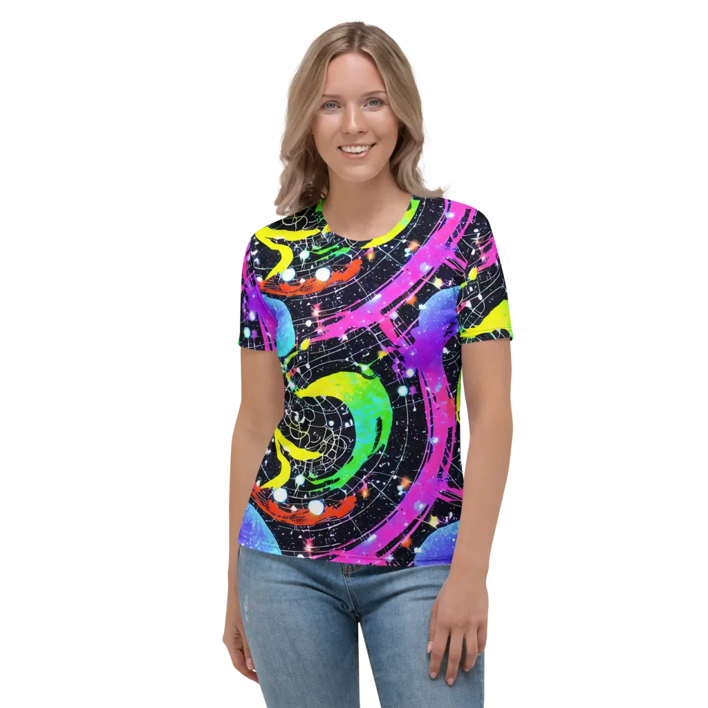 Galactic Riot on Women's Crew Neck T-Shirt — Front
