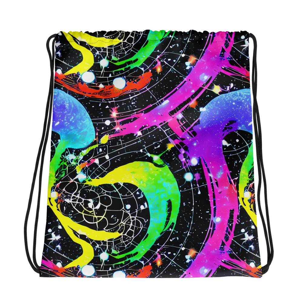 Galactic Riot on Drawstring Bag — Photo