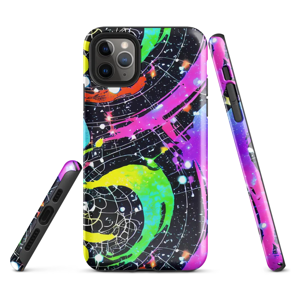 Galactic Riot on Tough Case for iPhone® — Front