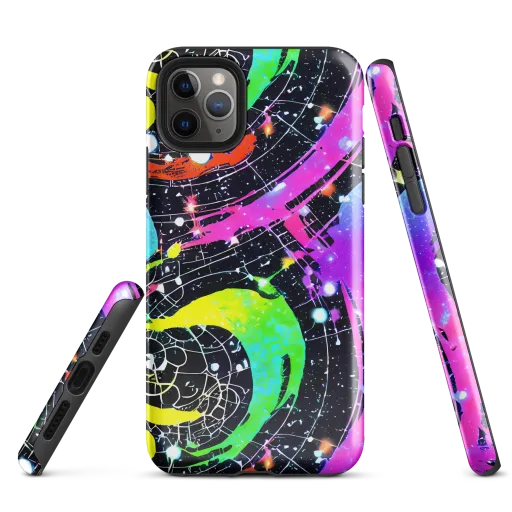 Galactic Riot on a Tough Case for iPhone®