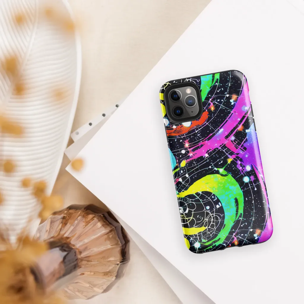 Galactic Riot on Tough Case for iPhone® — Front
