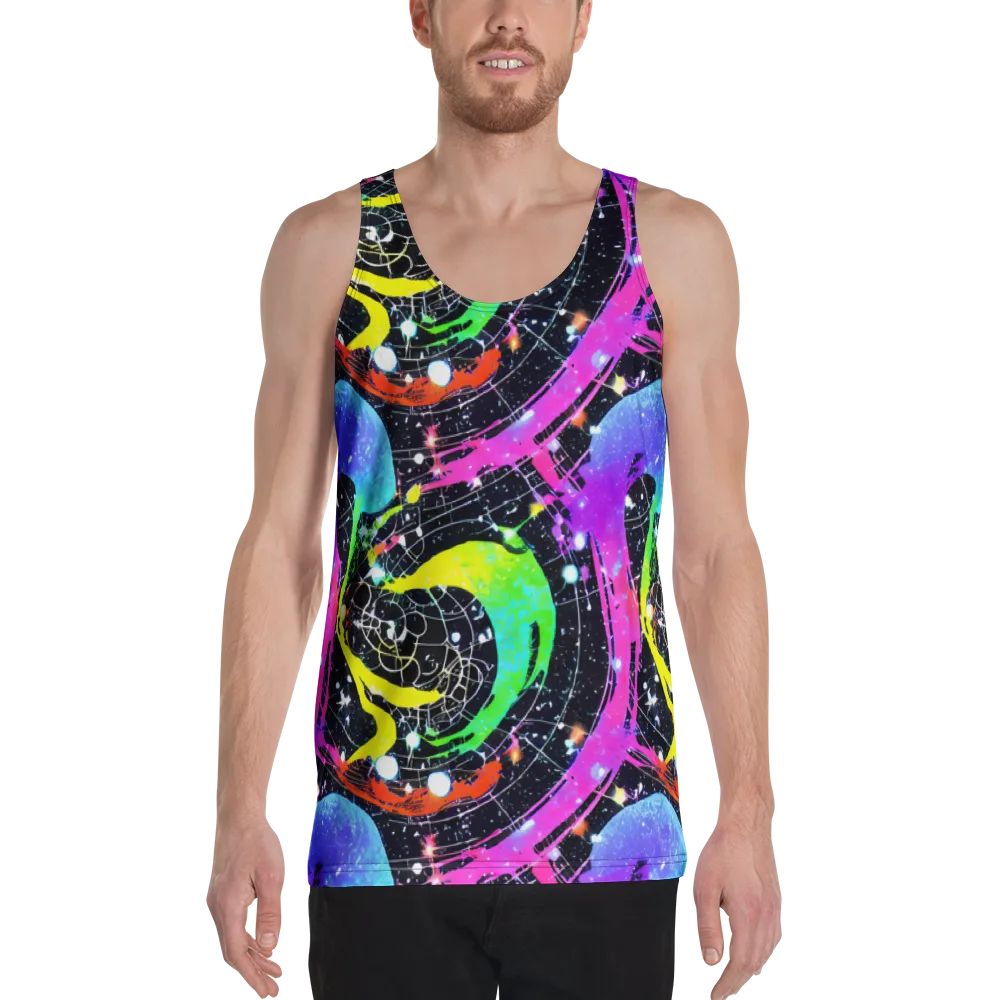Galactic Riot on Men's Tank Top — Front