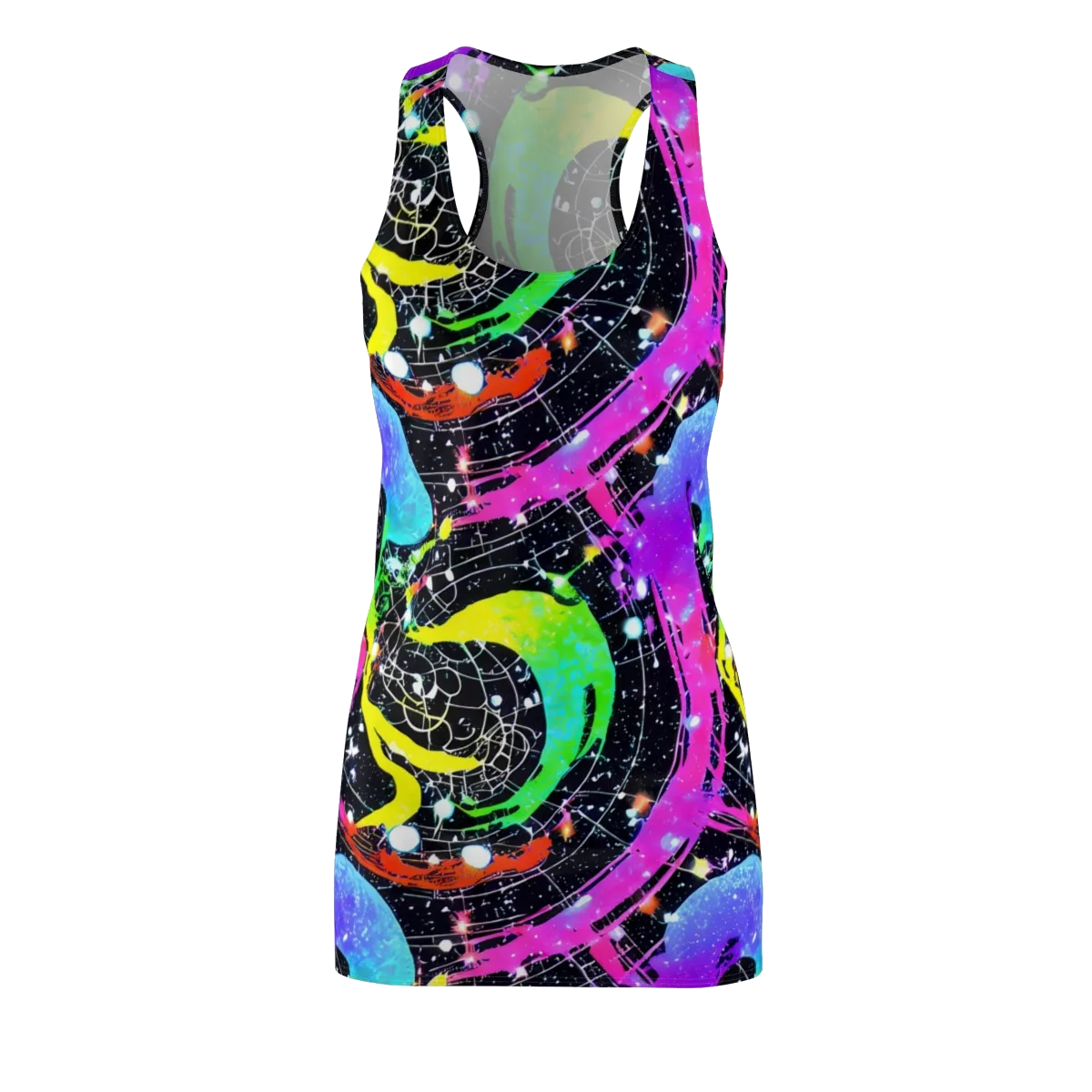 Galactic Riot on Racerback Dress — Front