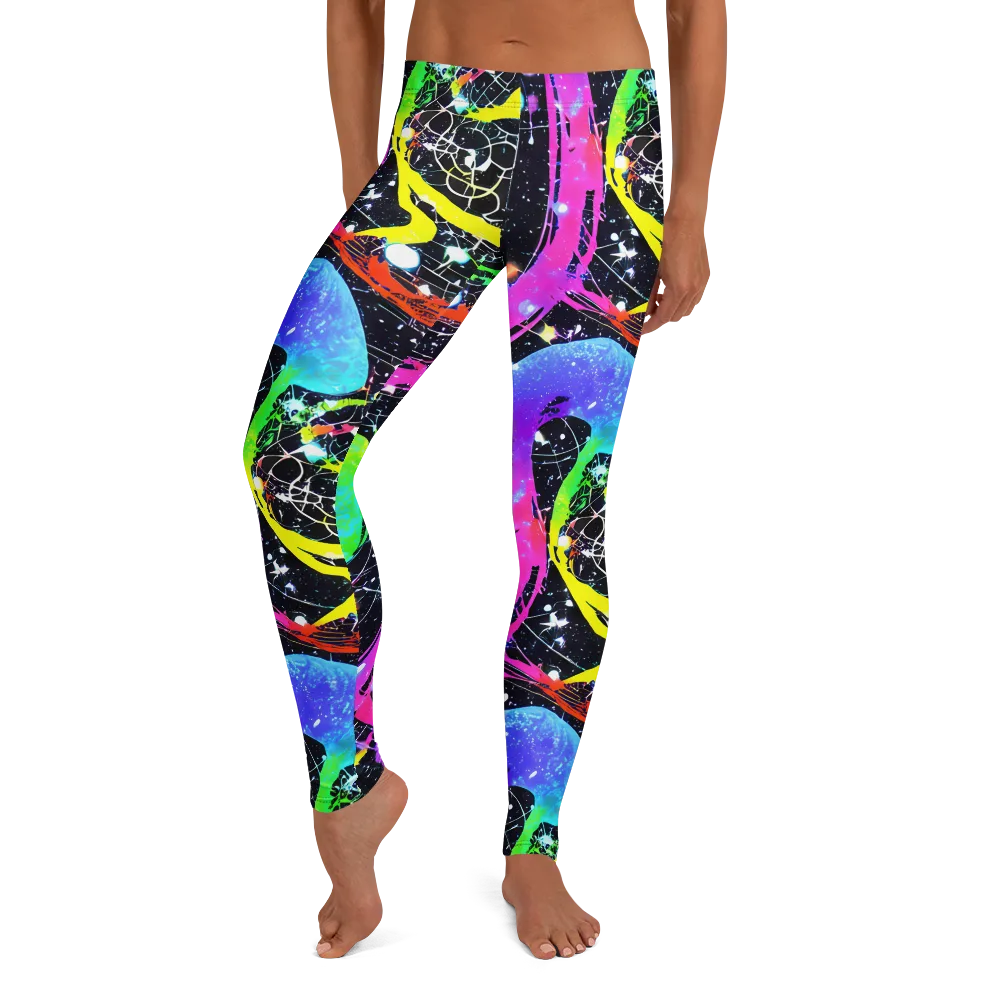 Galactic Riot on Leggings — Front