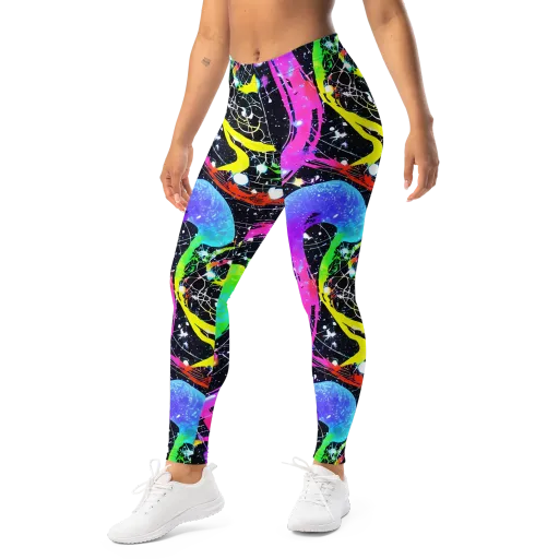 Galactic Riot on a Leggings