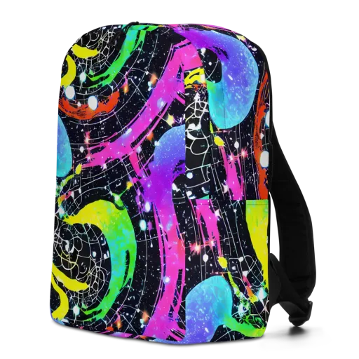 Galactic Riot on a Minimalist Backpack