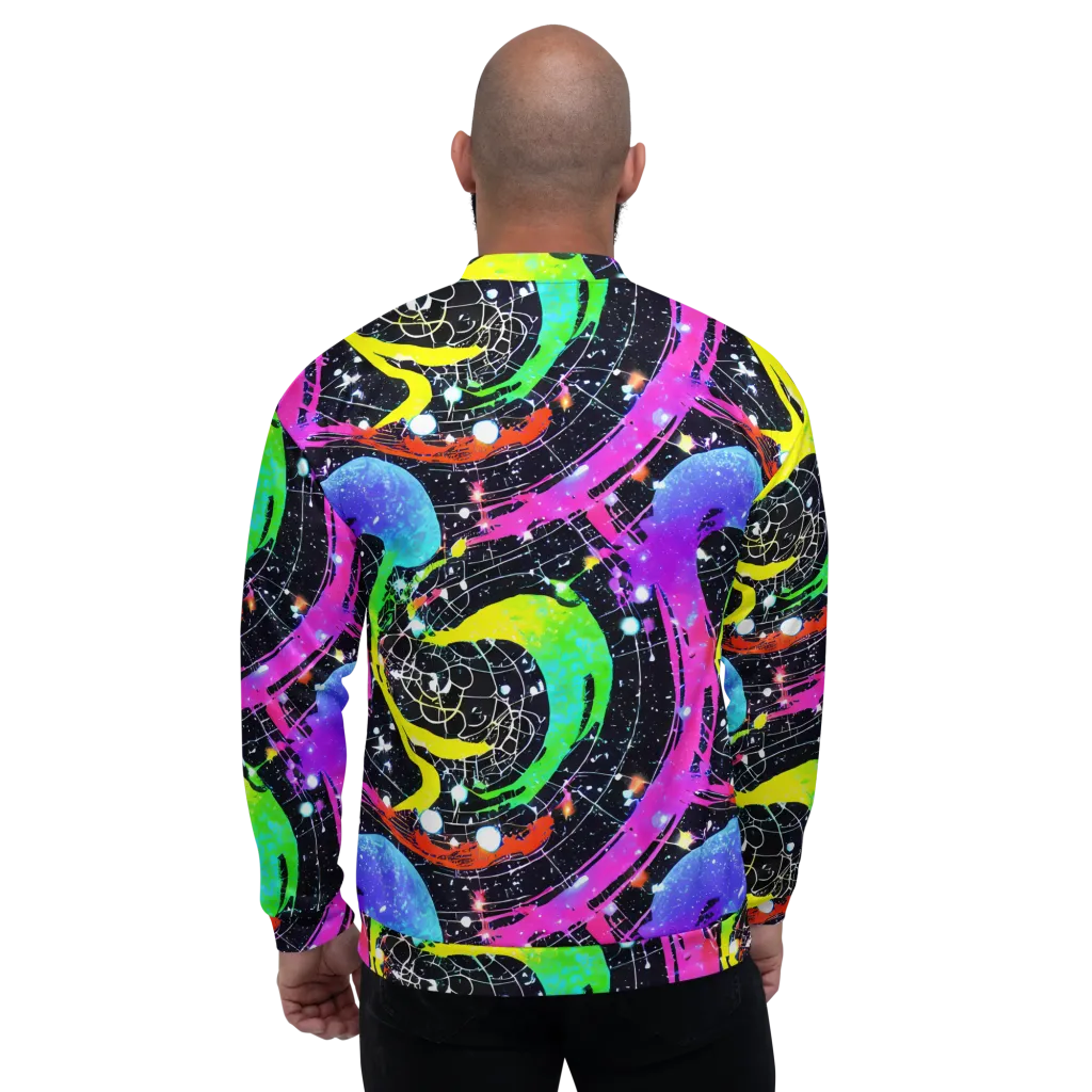 Galactic Riot on Bomber Jacket — Back