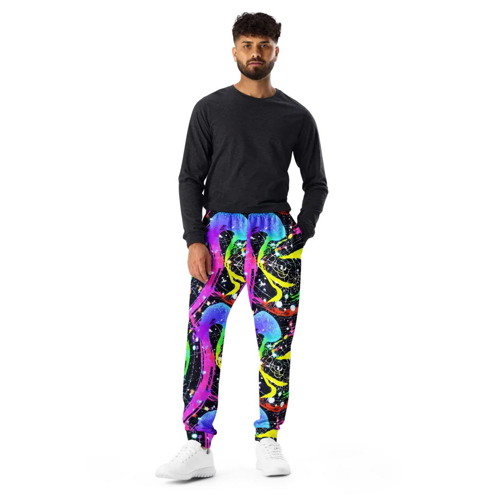 Galactic Riot on Men's Joggers — Front