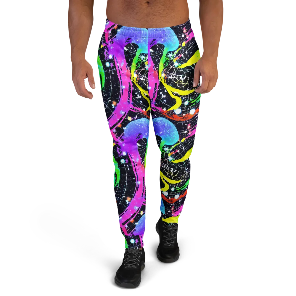 Galactic Riot on Men's Joggers — Front
