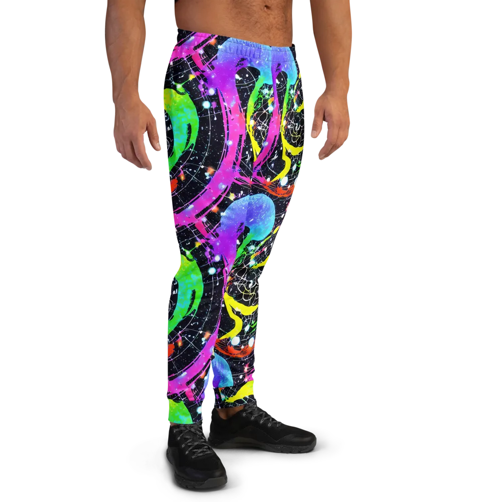 Galactic Riot on Men's Joggers — Right