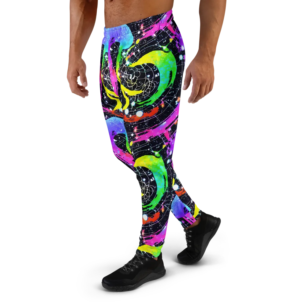Galactic Riot on Men's Joggers — Left
