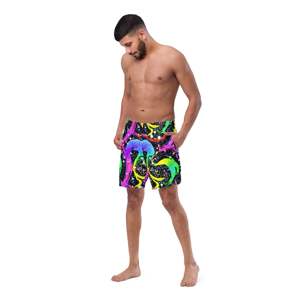 Galactic Riot on Swim Trunks — Left Front