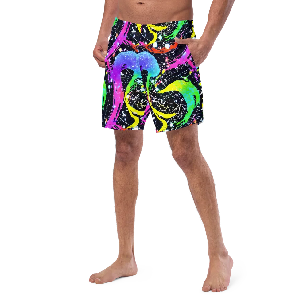 Galactic Riot on Swim Trunks — Left Front