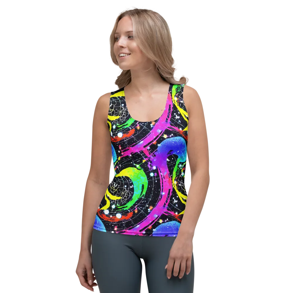 Galactic Riot on Women's Tank Top — Front