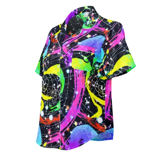 Galactic Riot on a Women's Short Sleeve Pajama Top