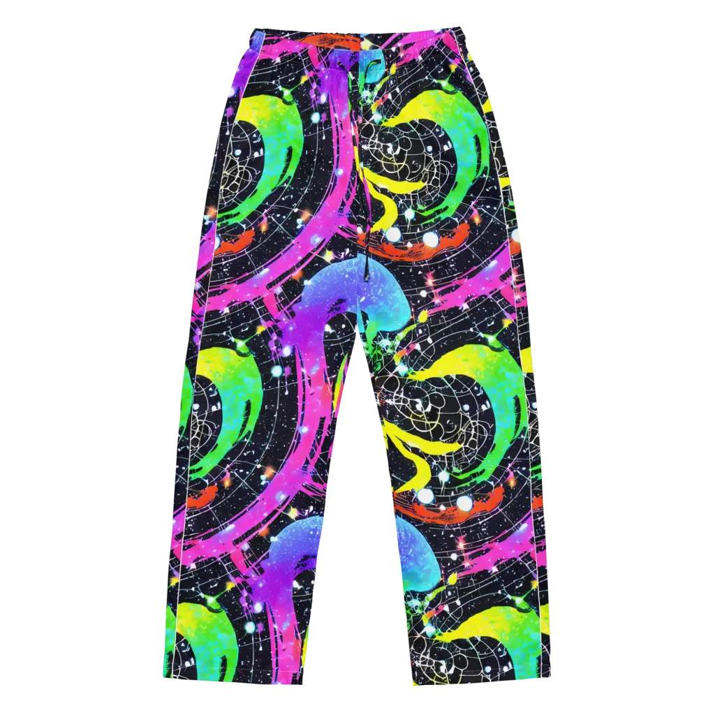 Galactic Riot on Women's Pajama Pants — Front