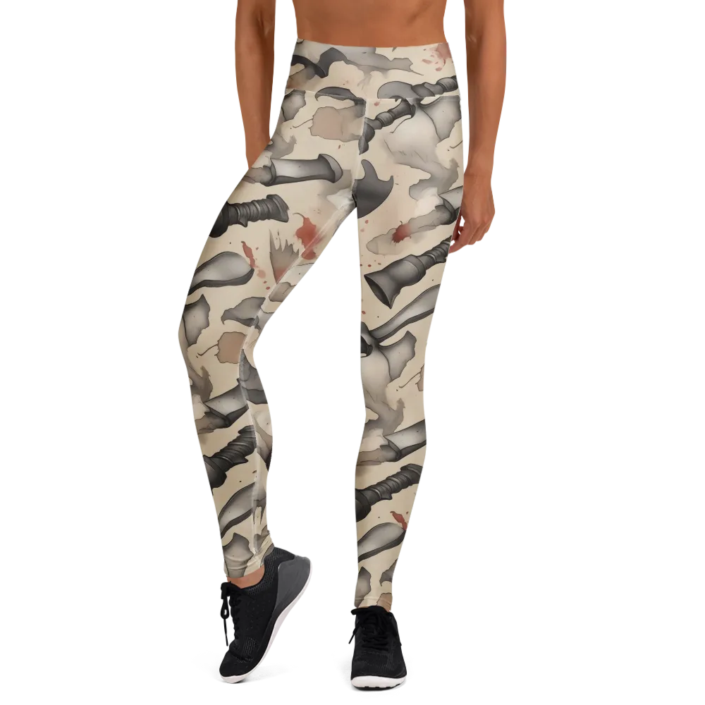 Ink And Iron on Yoga Leggings — Front