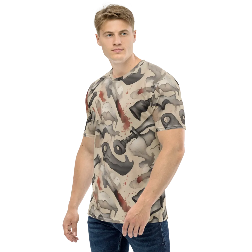 Ink And Iron on Men's Crew Neck T-Shirt — Left