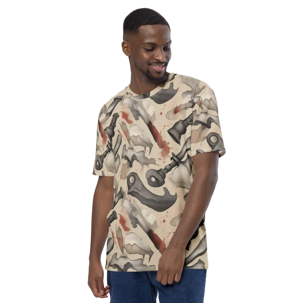 Ink And Iron on Men's Crew Neck T-Shirt — Left