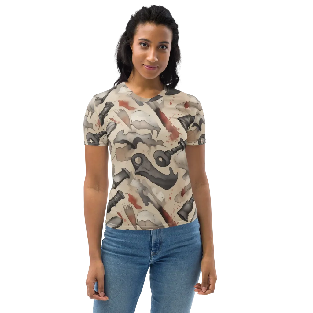Ink And Iron on Women's Crew Neck T-Shirt — Front