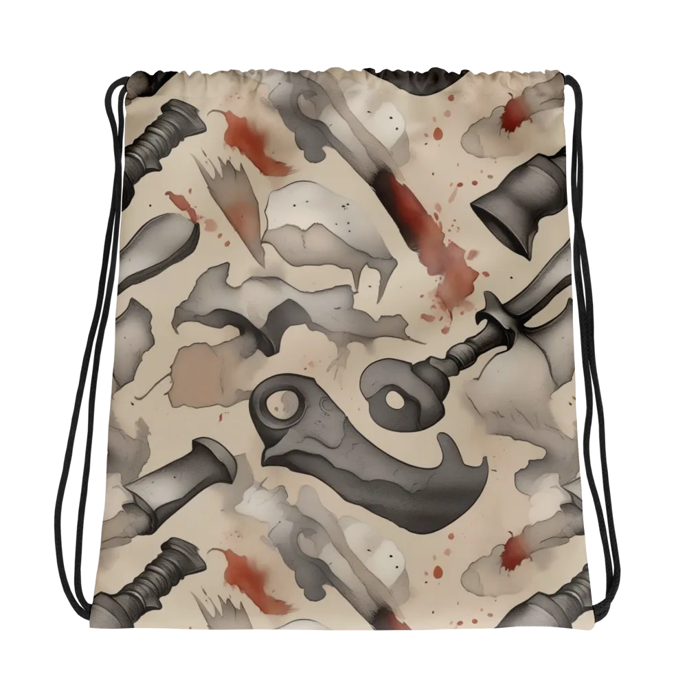 Ink And Iron on Drawstring Bag — Photo